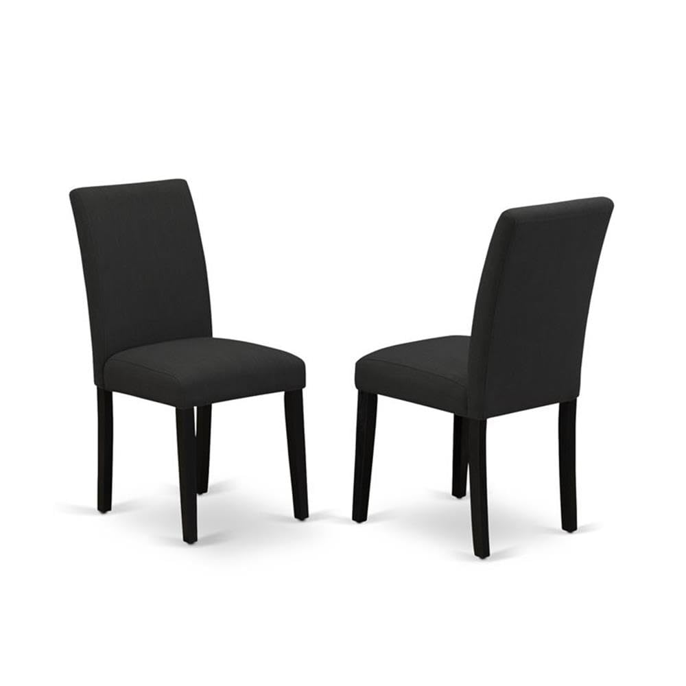 7 Piece Dining Set with 36x60 Inch Table and 6 Black Chairs Q74709