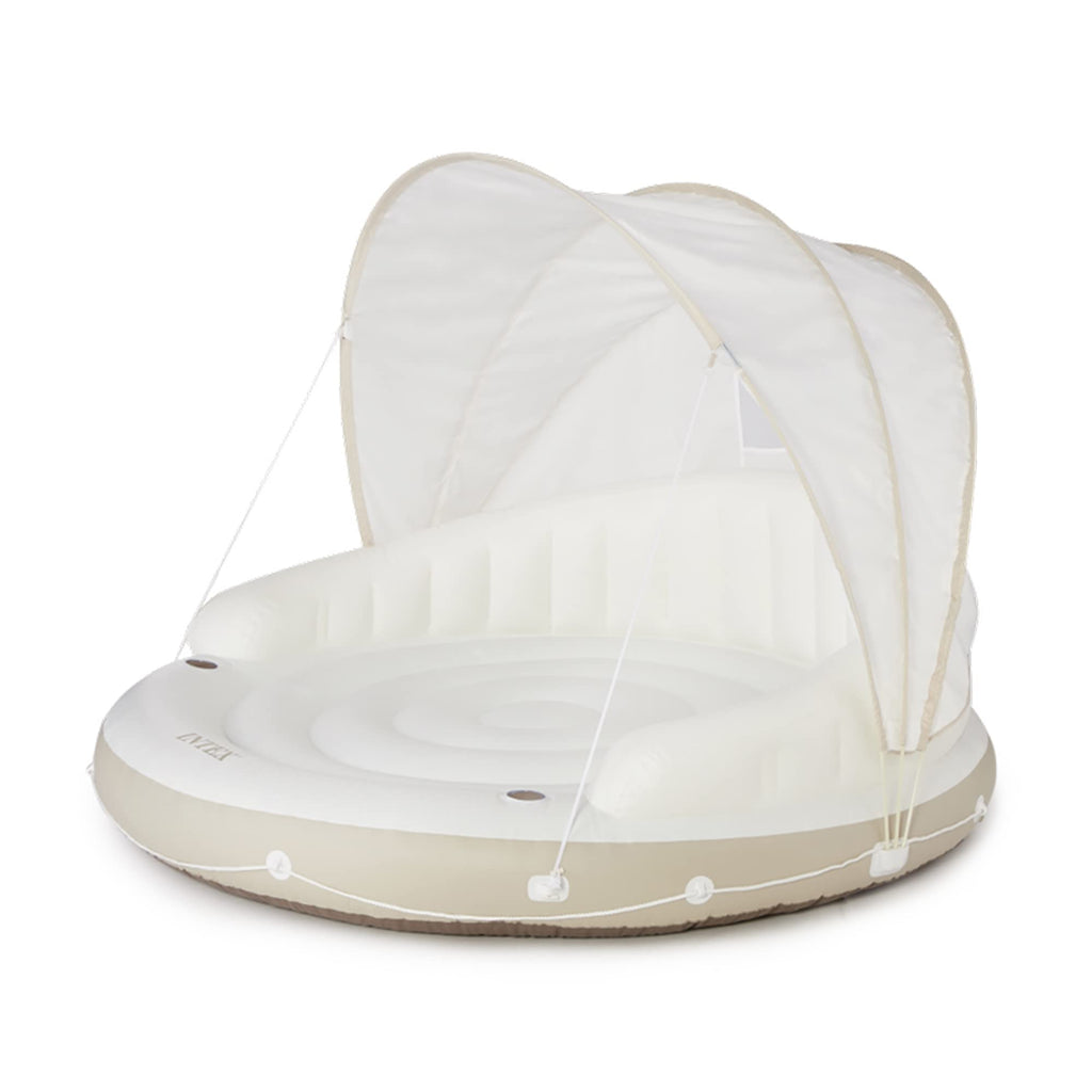 Inflatable Pool Float Lounge with Sunshade X555