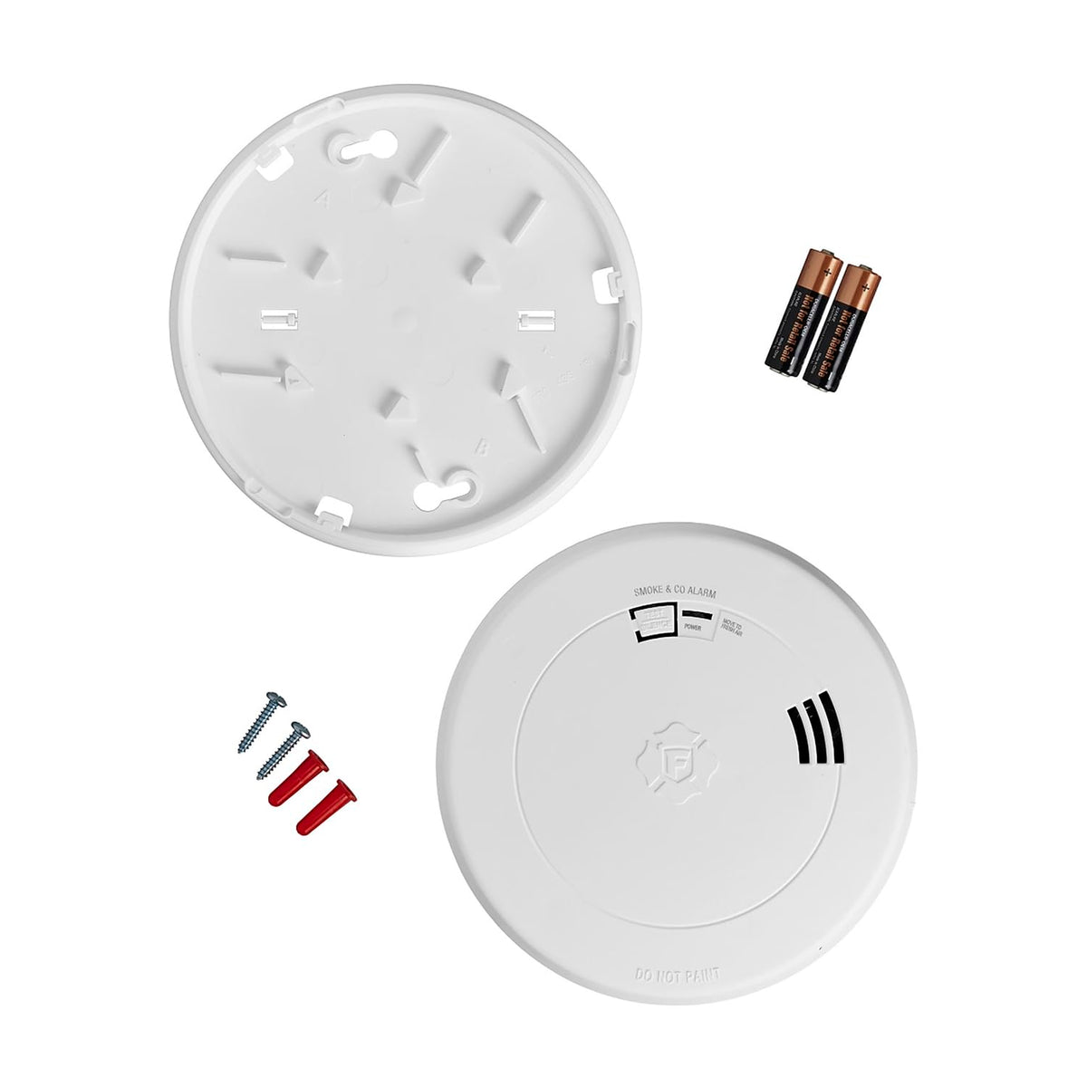 Battery-Powered Photoelectric Smoke and Carbon Monoxide Detector O49450