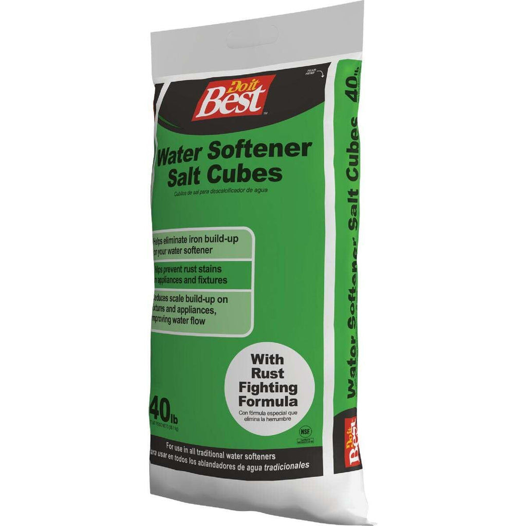 40 Lb. Water Softener Salt Cubes with Rust Remover B5047