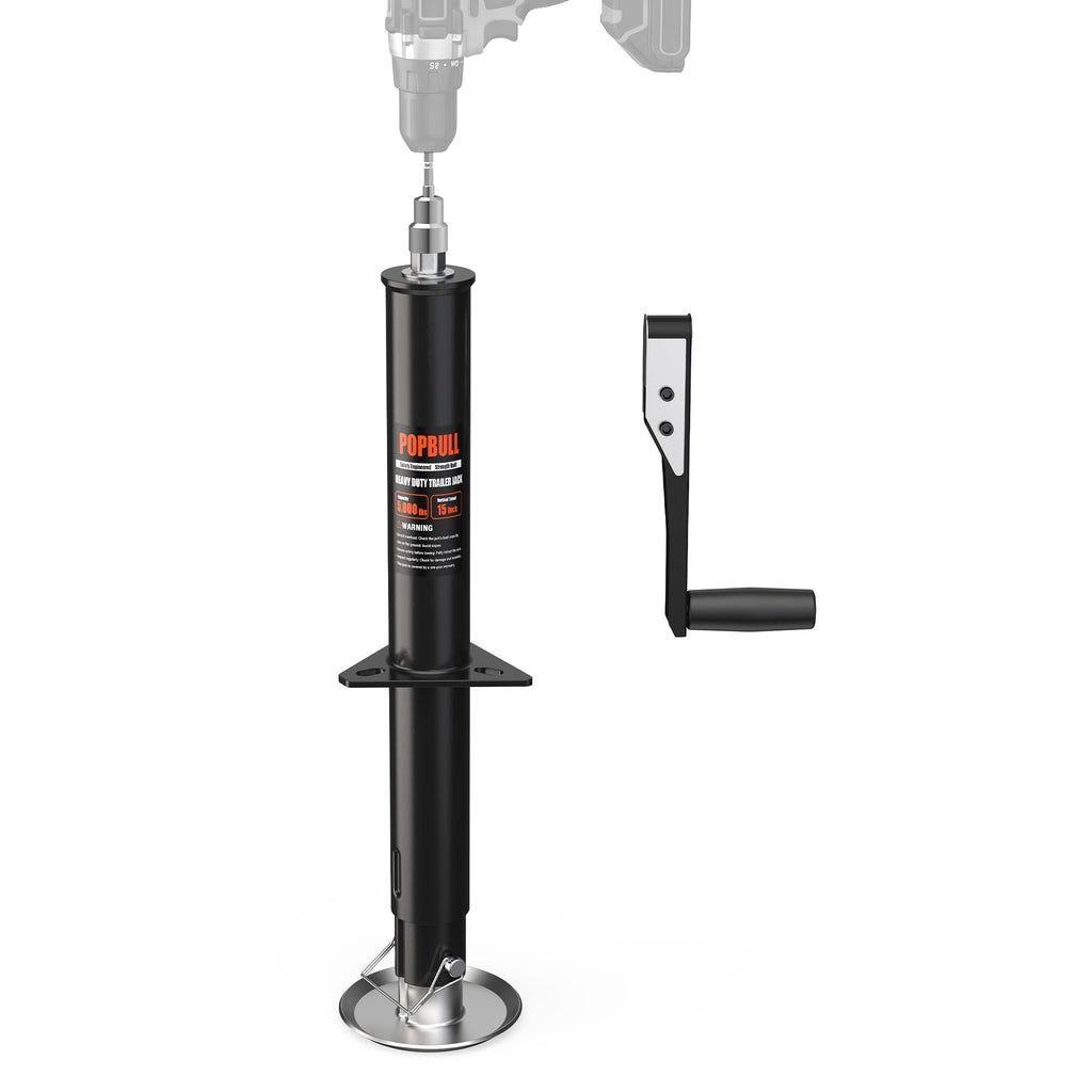 5000lbs A-Frame Trailer Jack 30" Lift Adjustable Drop Leg O83150