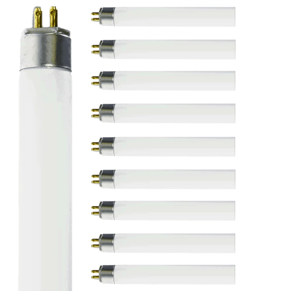 14W 3000K T5 Fluorescent Bulb 24 Inch G5 Bipin Base Pack of 10 Q98610