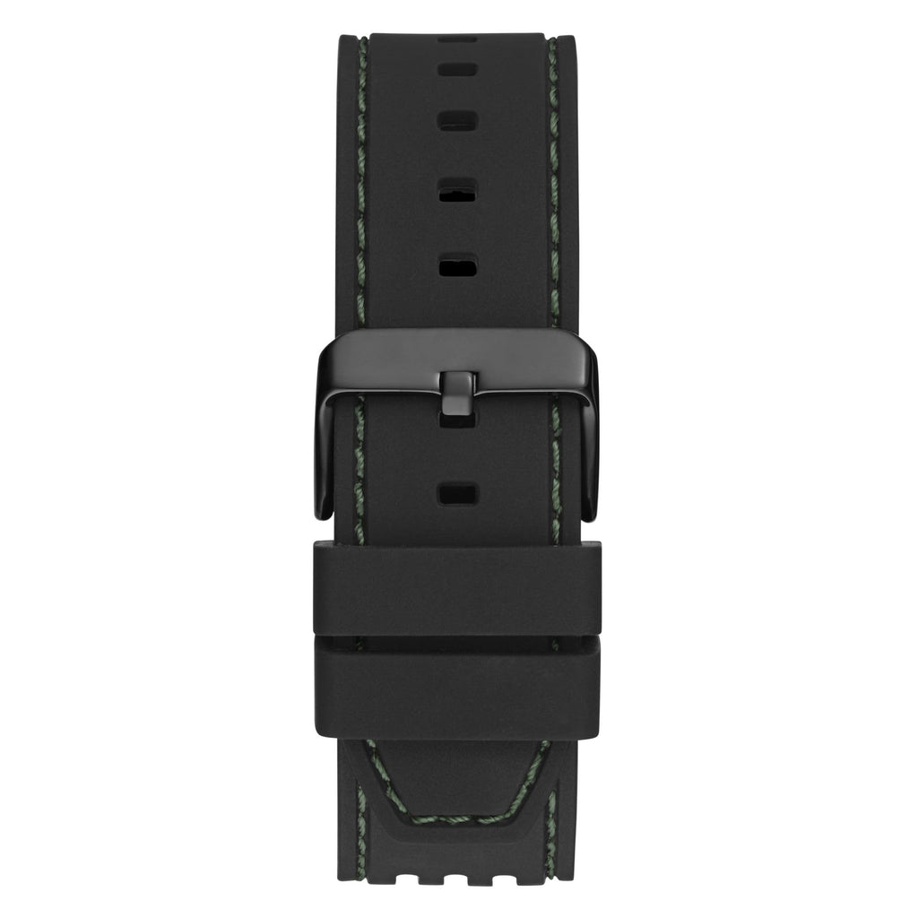 Men's Analog Watch with Silicone Bracelet and 50M Water Resistance D970235