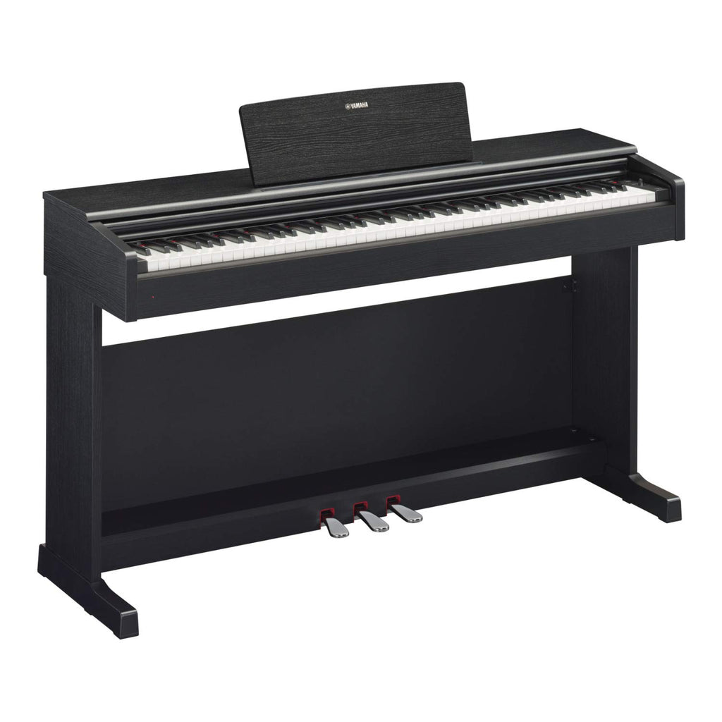 Black Digital Console Piano with Bench G6649