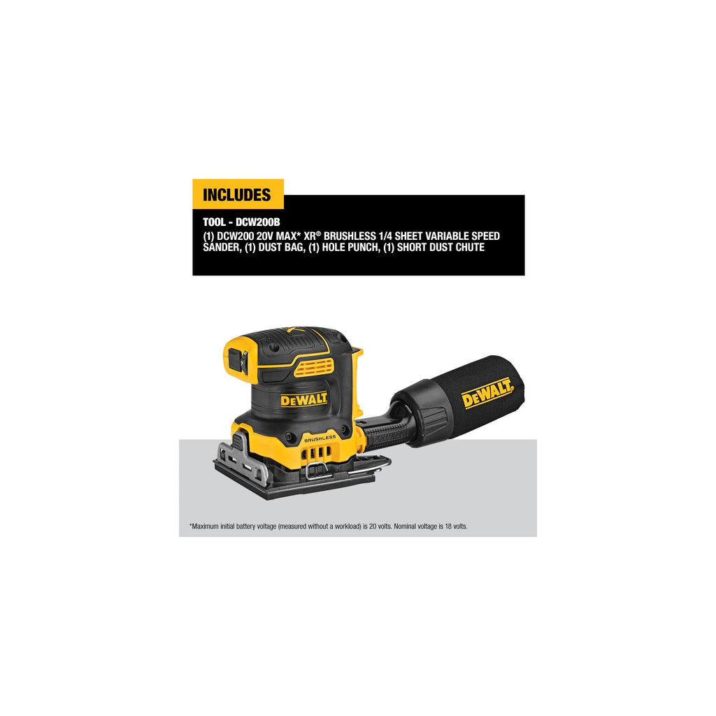 Cordless 1/4 Sheet Variable Speed Sander F157563