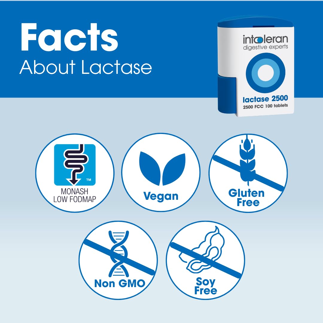 Lactase Digestive Enzymes 100 Tablet E3043
