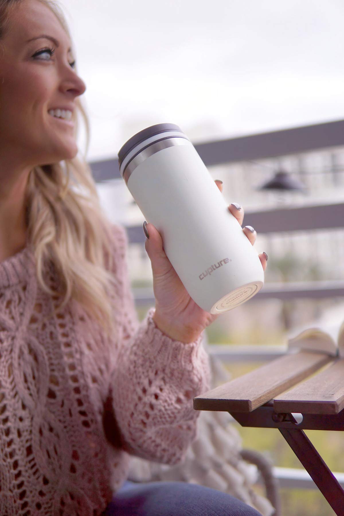 16 oz Stainless Steel Travel Mug F35121