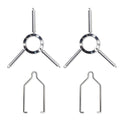 Reptile Heat Lamp Clips & Hangers Kit Stainless Steel S267557