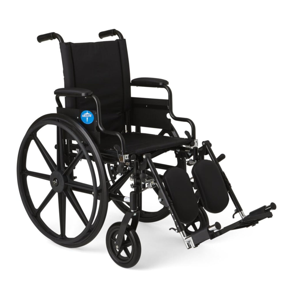 Lightweight Wheelchair with 18" Wide Seat and 300 lb. Weight Capacity J895324