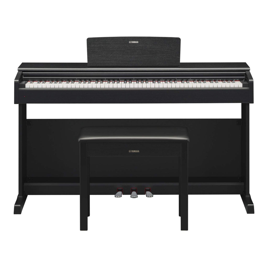 Black Digital Console Piano with Bench G6649