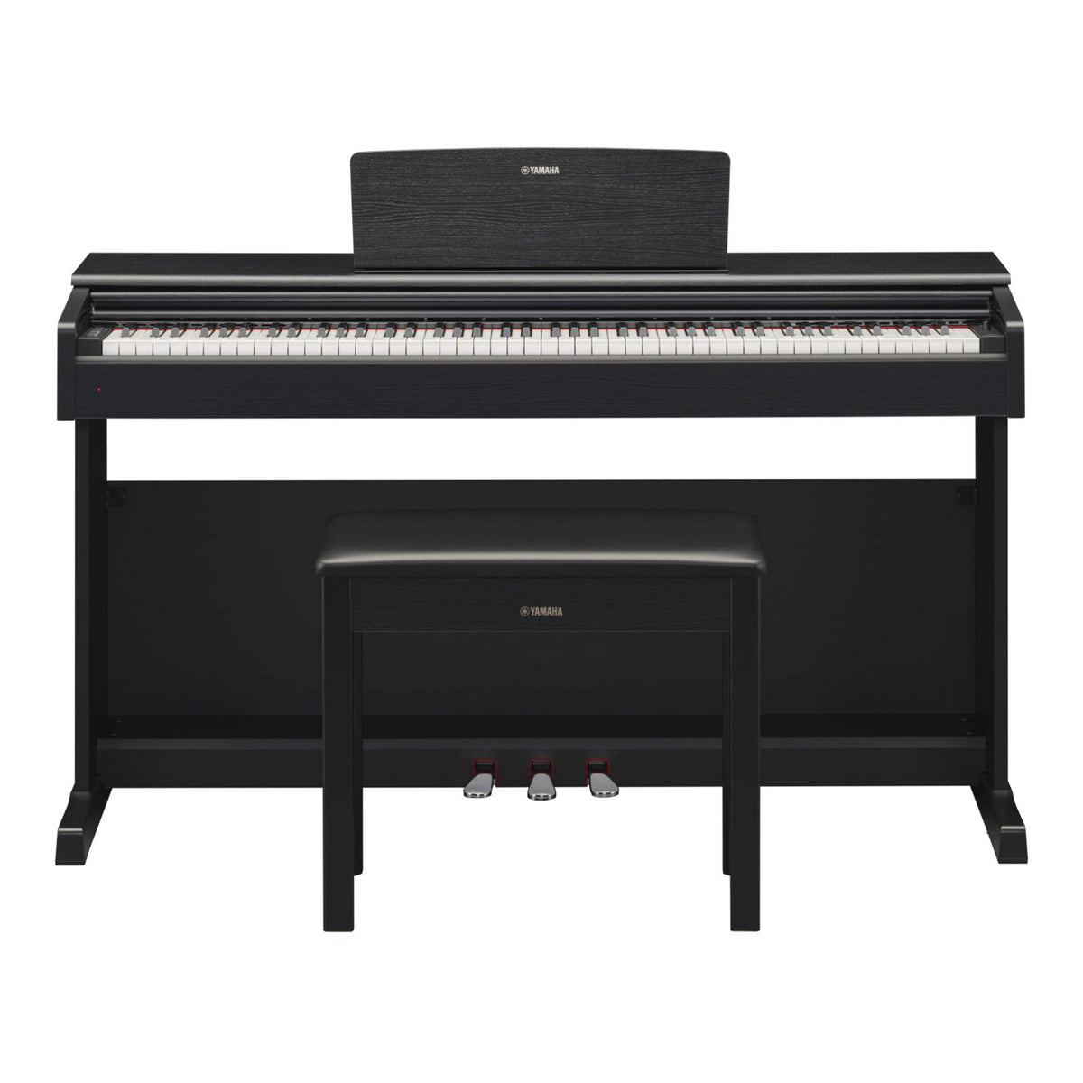Black Digital Console Piano with Bench G6649