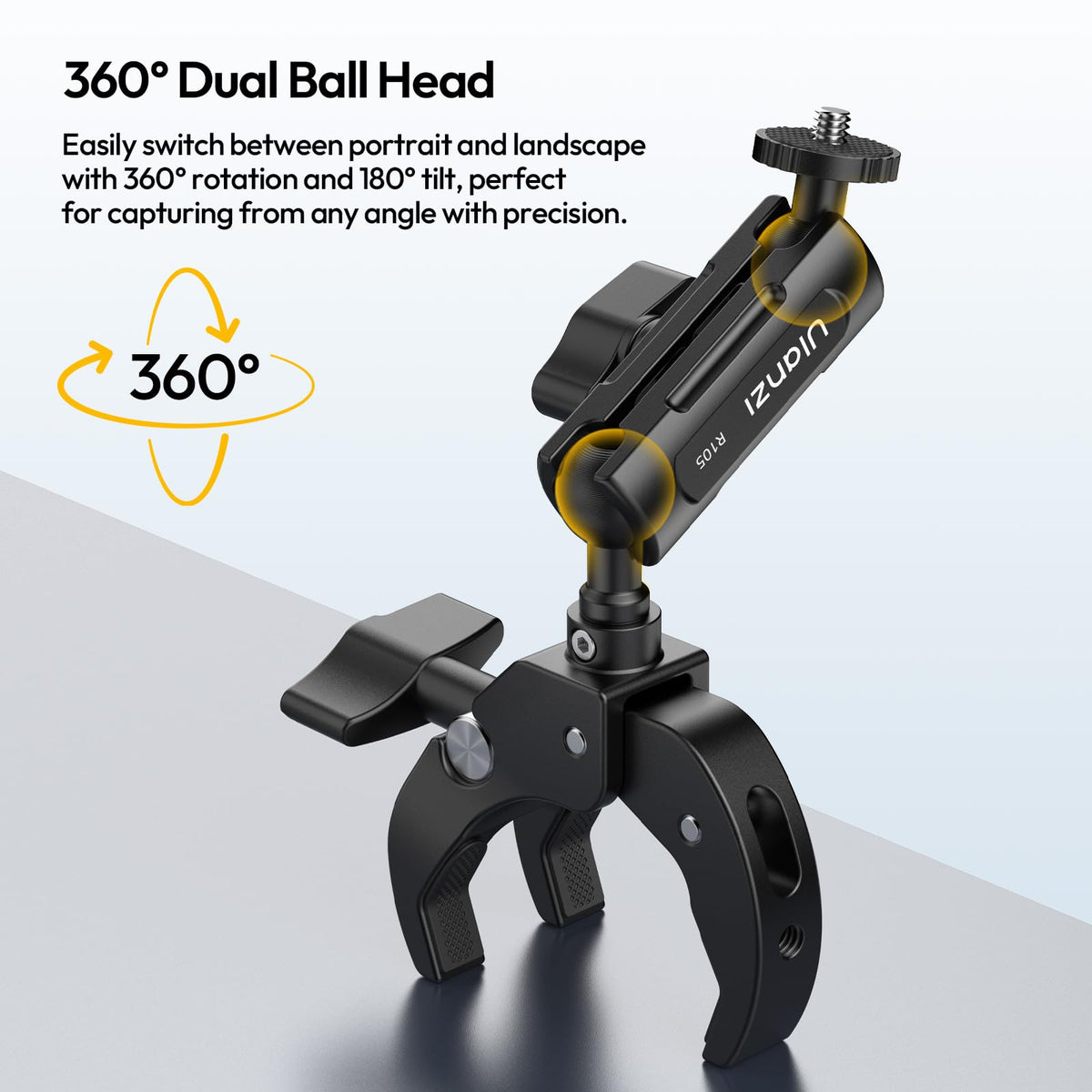 Super Clamp Camera Mount with 360° Dual Ballhead Magic Arm R6758