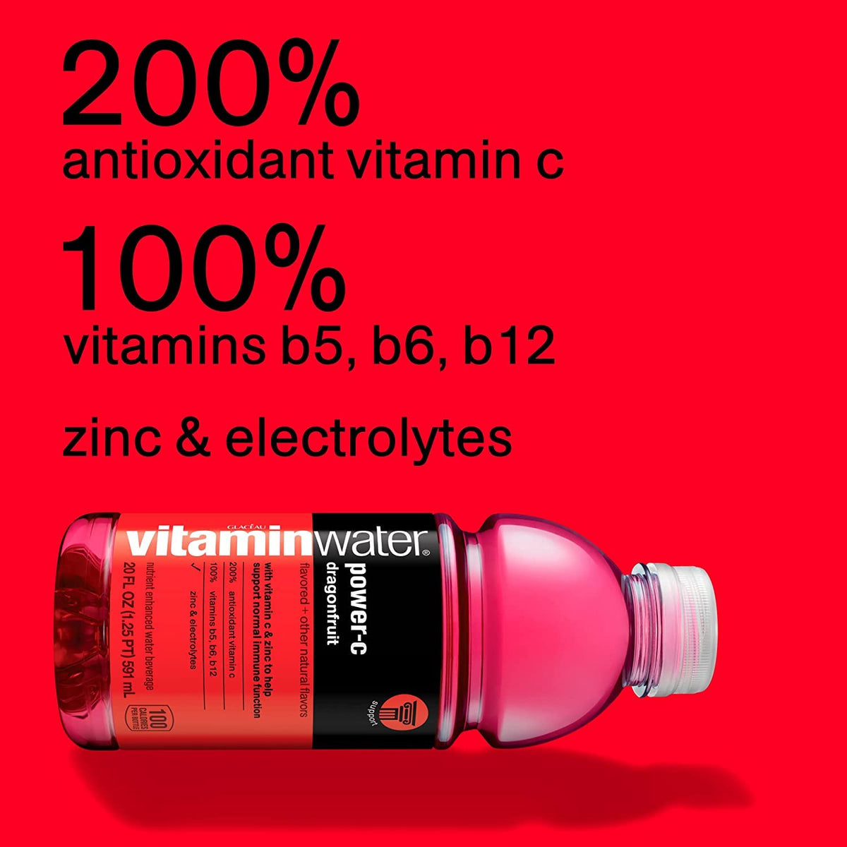 Nutrient Enhanced Electrolyte Water Beverage 20 Fl Oz Pack of 12 G63832