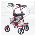 Upright Folding Rollator Walker with Seat A6794