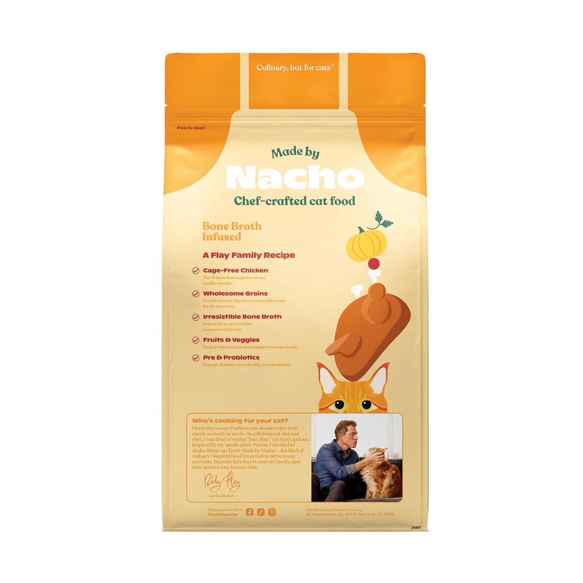 High Protein Grain-Friendly Chicken & Pumpkin Dry Cat Food J19477