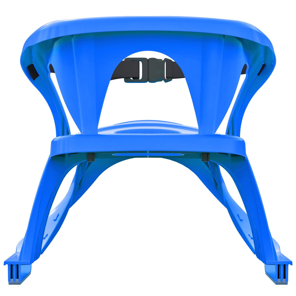 Snow Sled with Pull Rope, Backrest and Safety Belt L1399