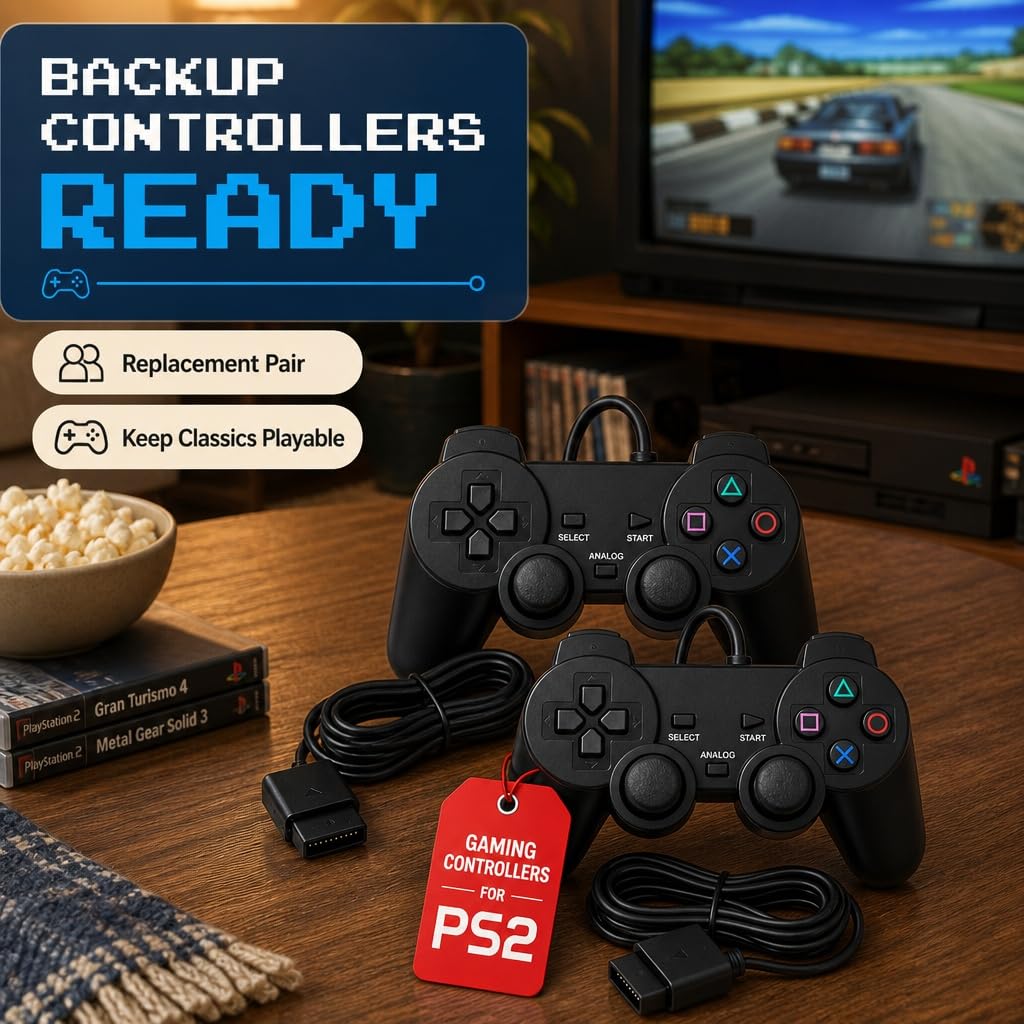 Wired PS2 Controller 2 Pack A91413