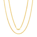 14K Gold Cuban Link Chain Necklace with Lobster Clasp C409262