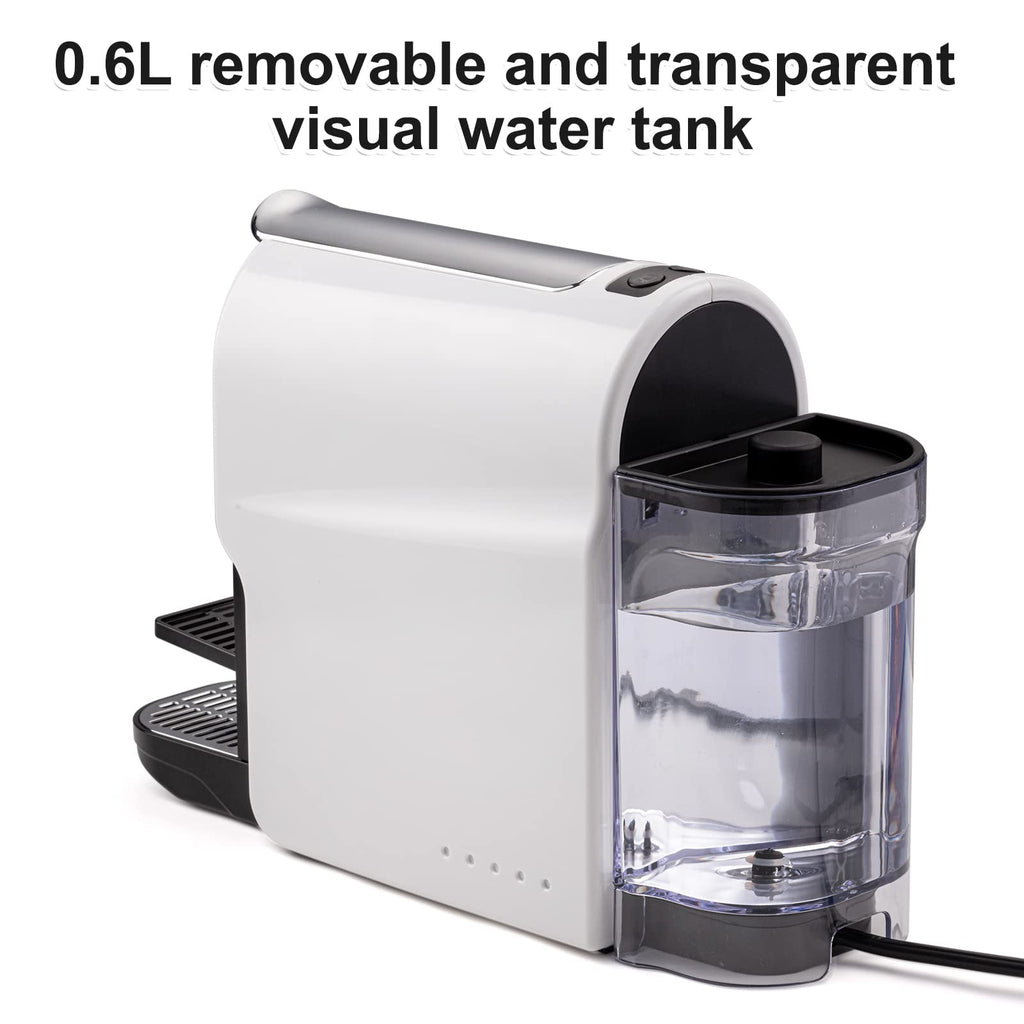 Espresso Pod Machine, 20 Bar, 22oz Removable Water Tank, 1350W H29678