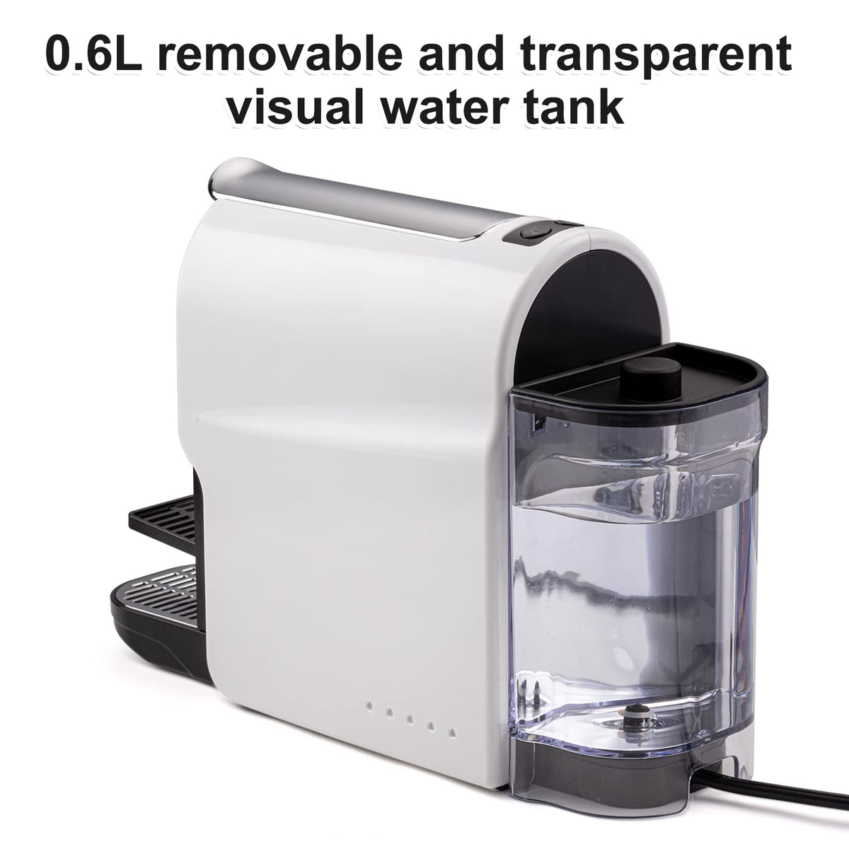 Espresso Pod Machine, 20 Bar, 22oz Removable Water Tank, 1350W H29678