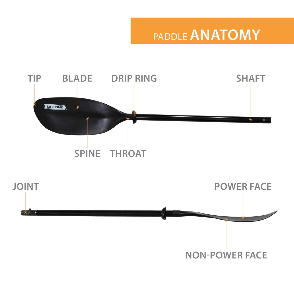 Black Kayak Paddle G15212