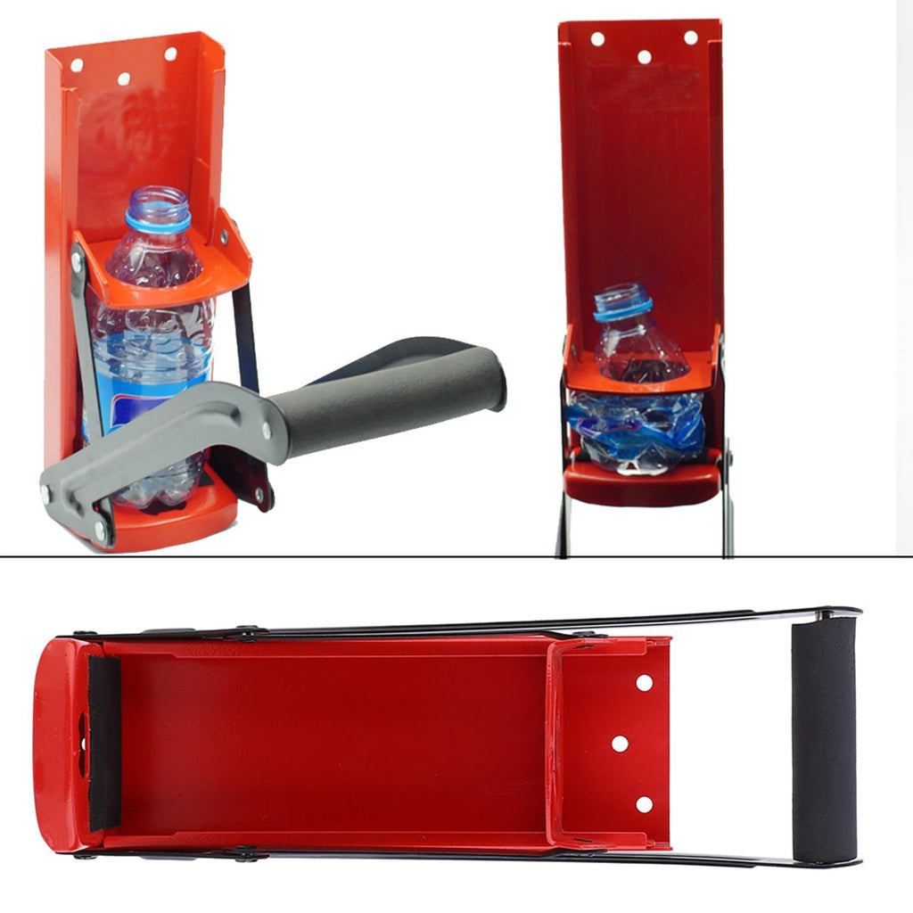 500ML Steel Can Crusher with Opener and Rubber Handle S393476