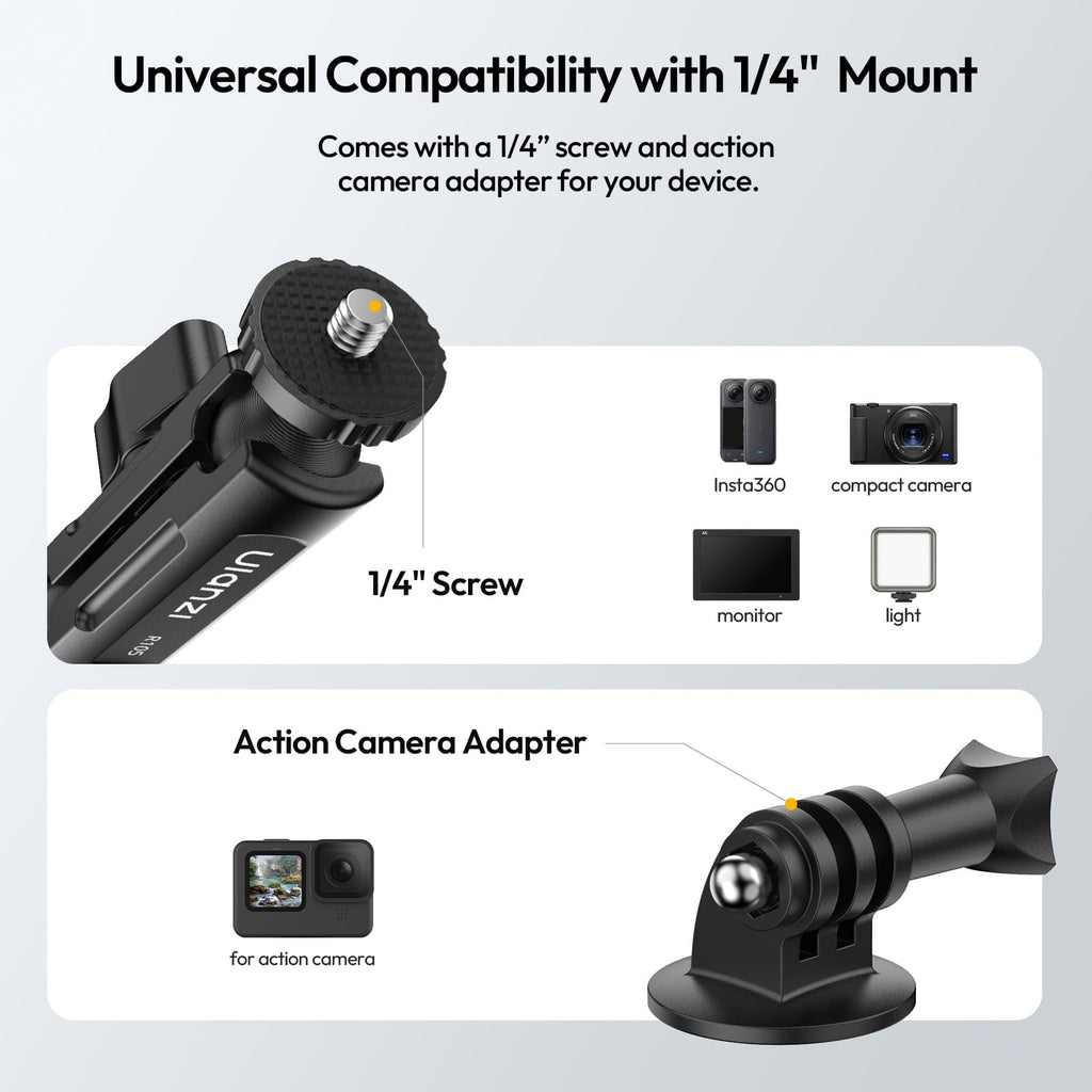 Super Clamp Camera Mount with 360° Dual Ballhead Magic Arm R6758