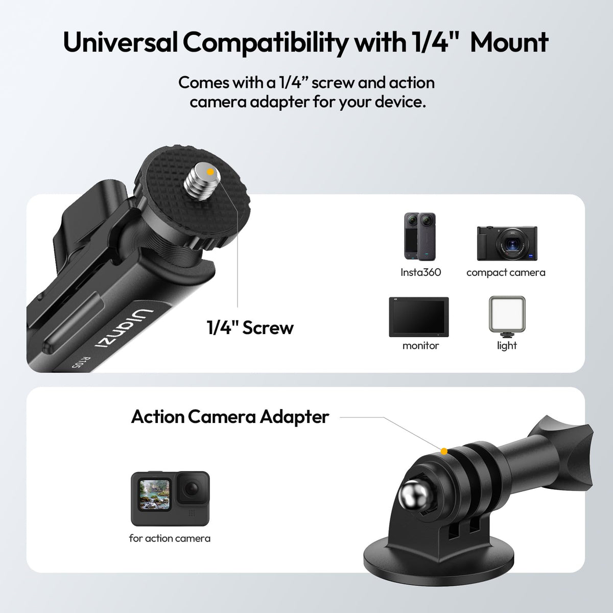 Super Clamp Camera Mount with 360° Dual Ballhead Magic Arm R6758