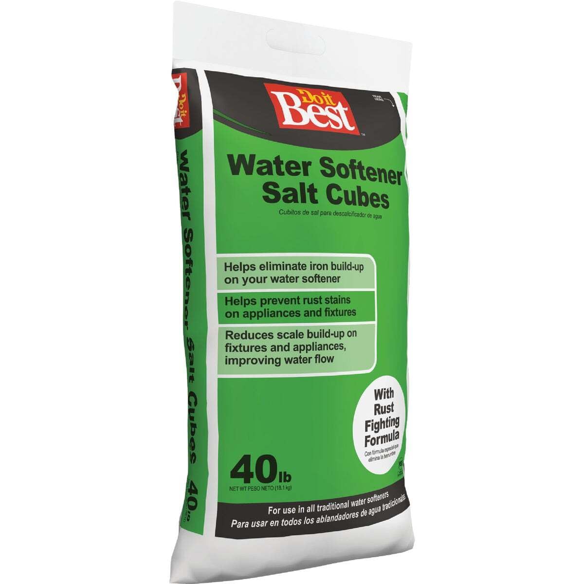 40 Lb. Water Softener Salt Cubes with Rust Remover B5047
