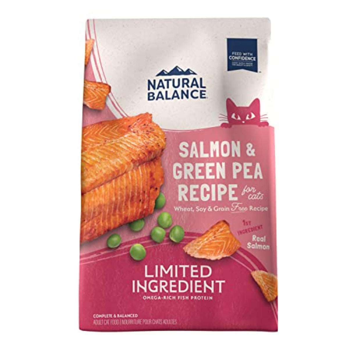 Salmon & Green Pea Cat Food 10 lb V63008