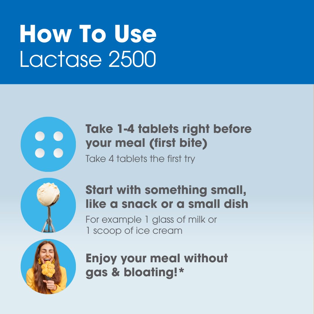 Lactase Digestive Enzymes 100 Tablet E3043