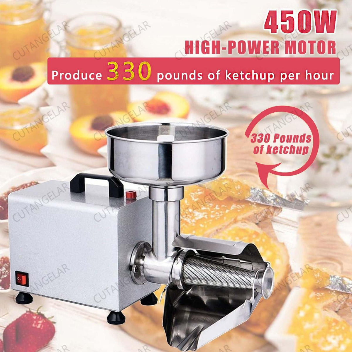 450W Stainless Steel Food Juicer T617219