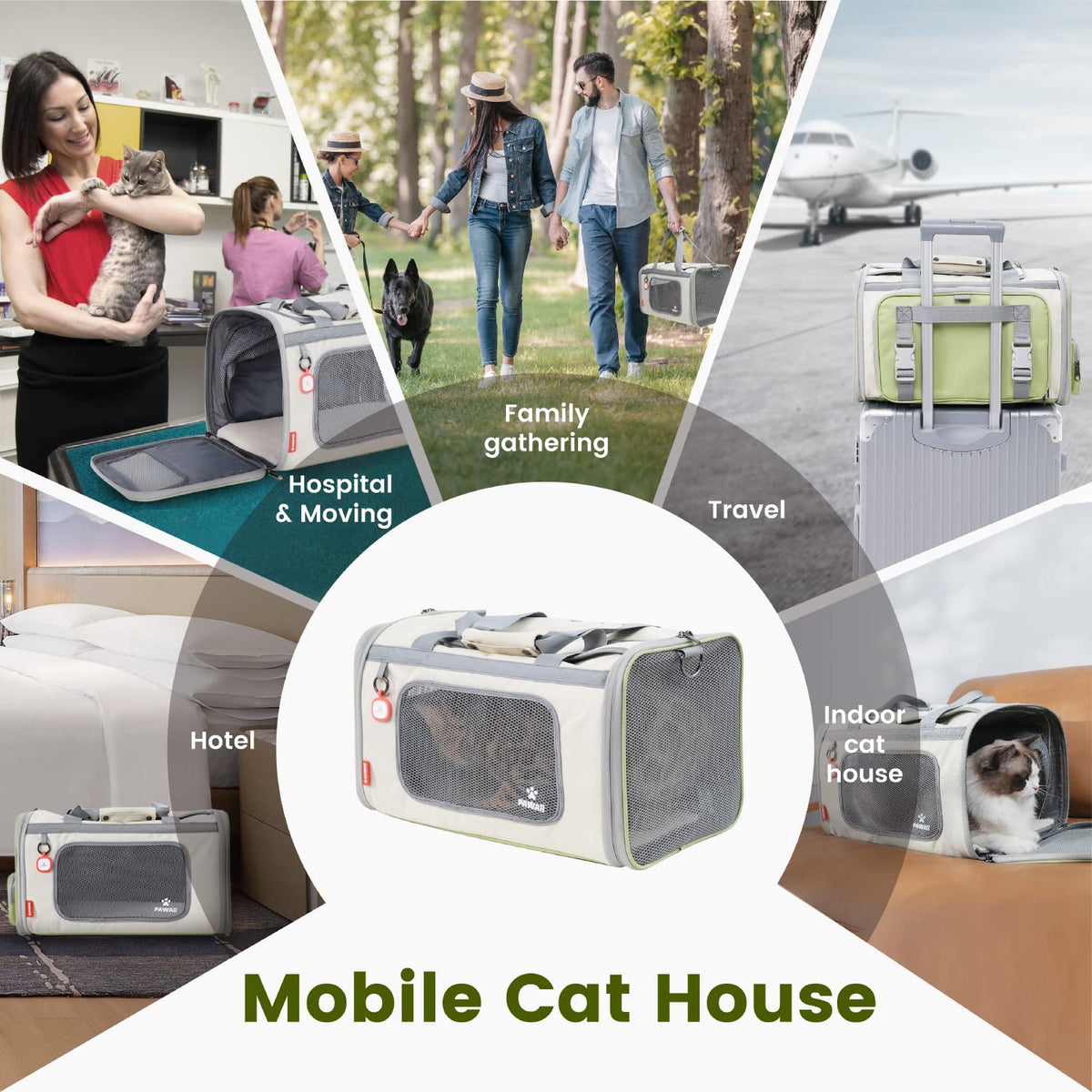 Airline Approved Expandable Cat Carrier O169361