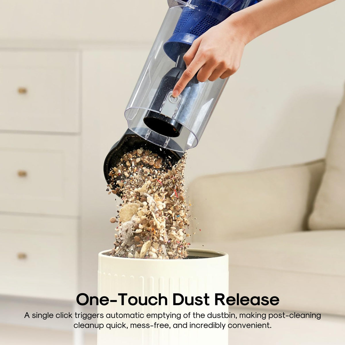 Lightweight Upright Vacuum Cleaner for Carpet and Hard Floor X422694