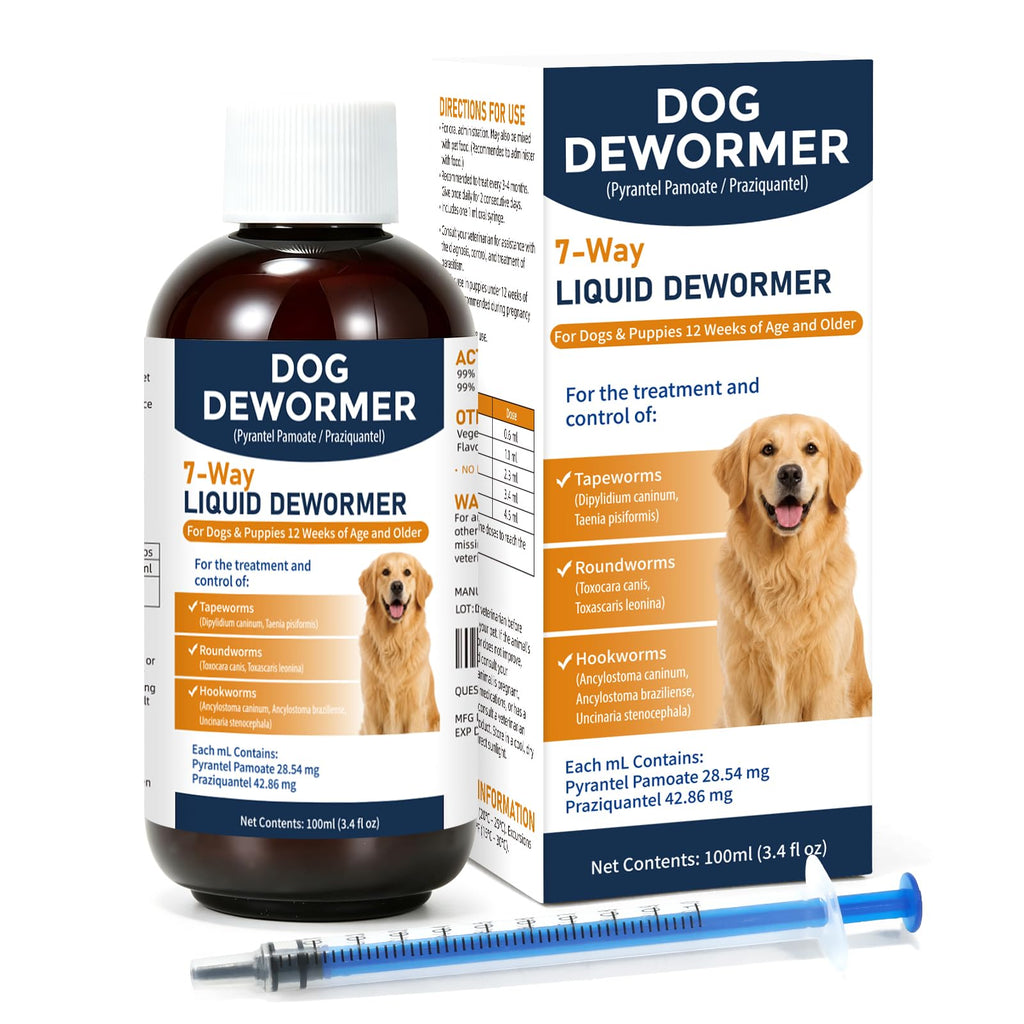 7-Way Dog Dewormer Oral Treatment 3.4 fl oz P51385