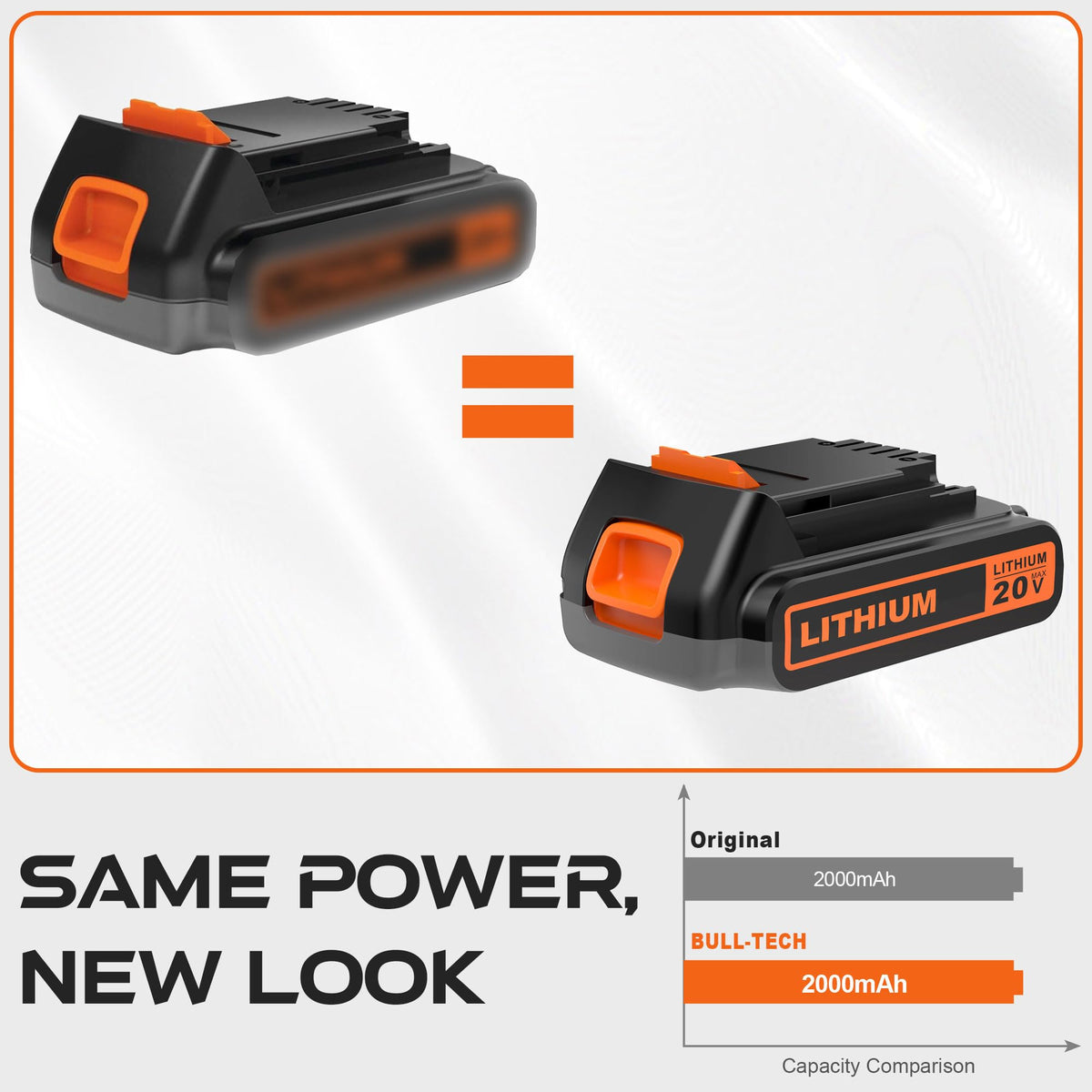 20 Volt MAX 2.0Ah Replacement Battery W554097