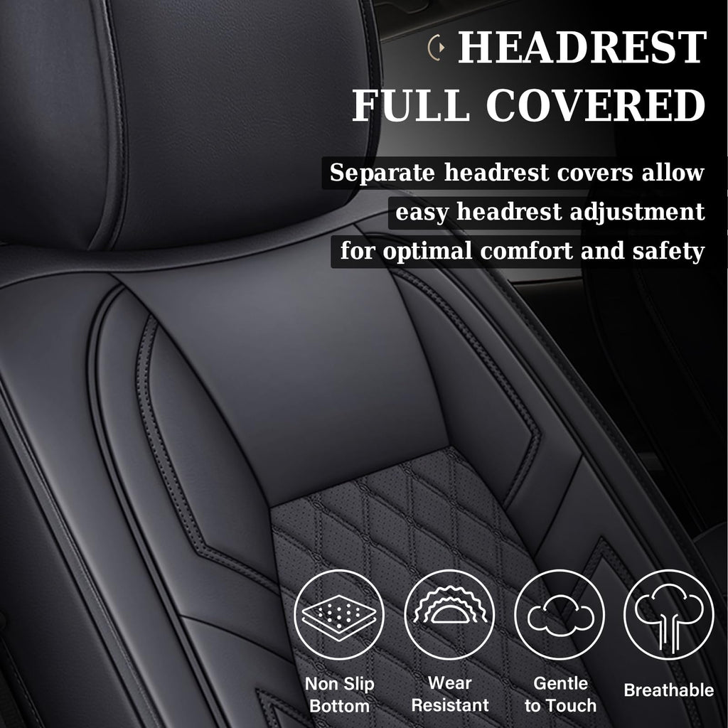 Leather Car Seat Covers Full Set R21878