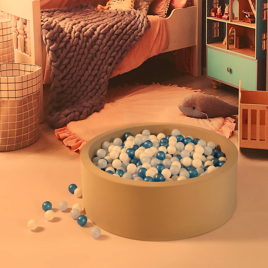 Crush Proof Non-Toxic Plastic Balls 170pcs 2.2inchs J4986