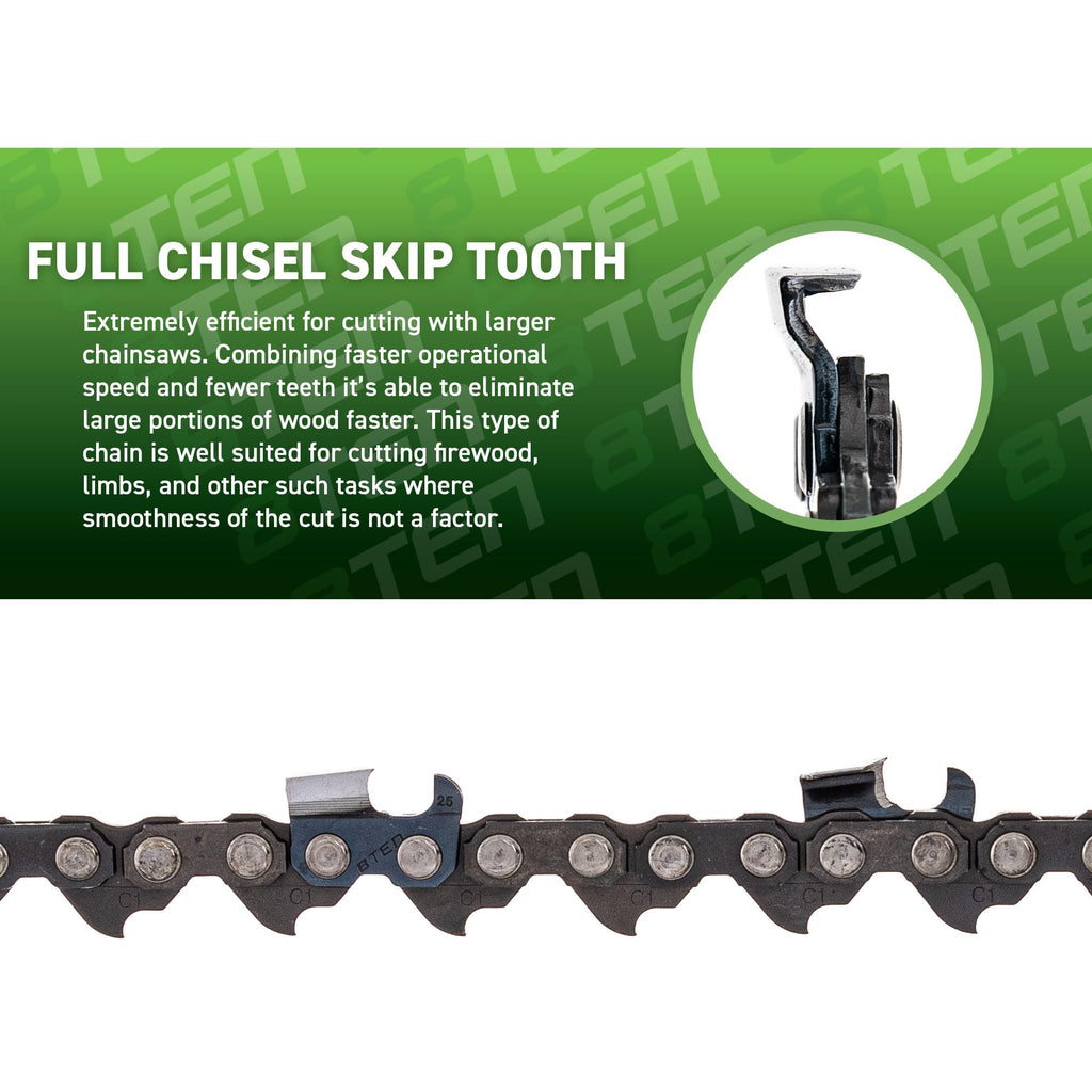 24" Chainsaw Guide Bar & Chain .050 3/8 84DL I4536