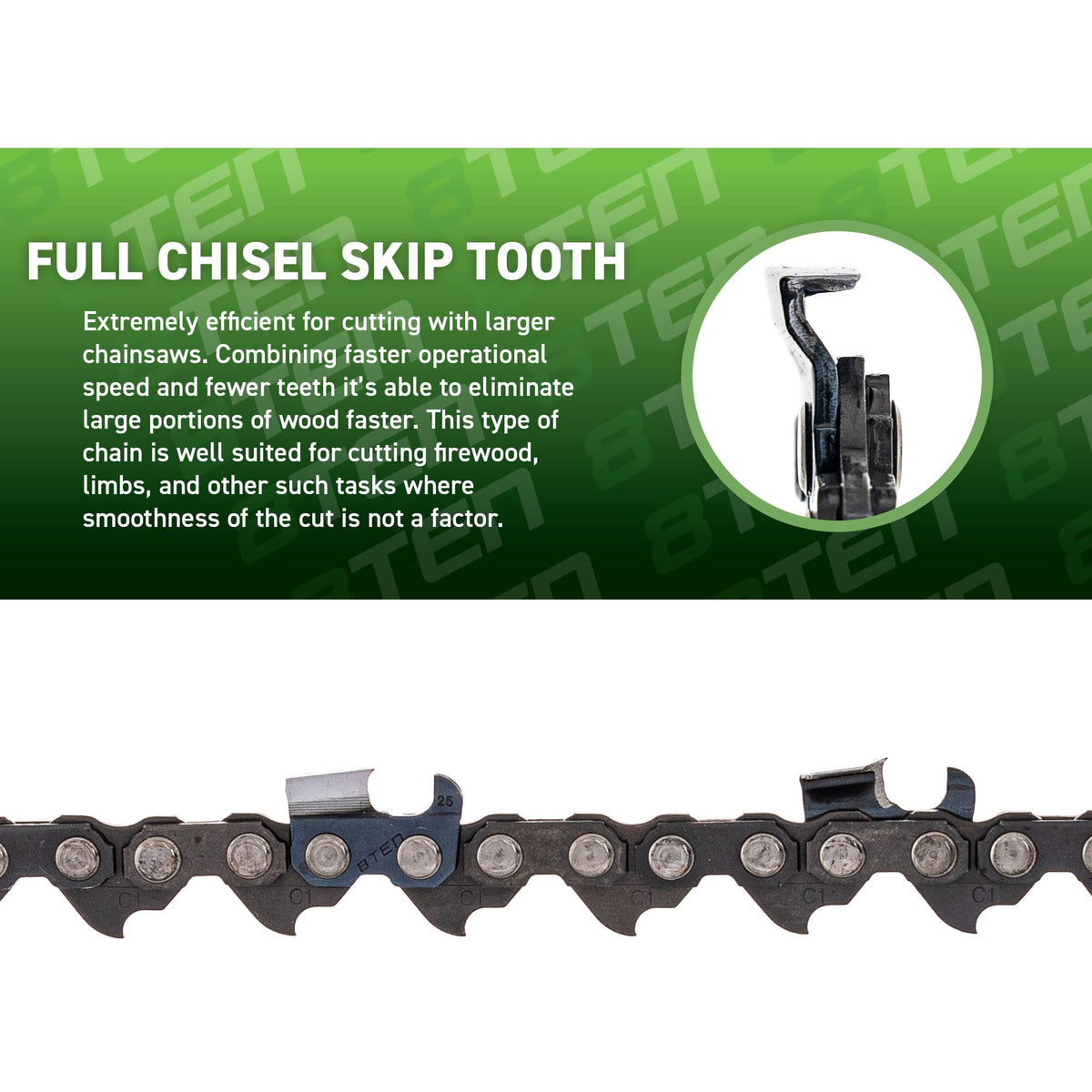 24" Chainsaw Guide Bar & Chain .050 3/8 84DL I4536