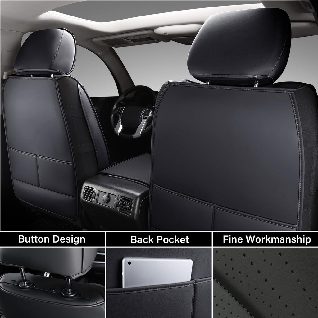 Leather Car Seat Covers Full Set R21878