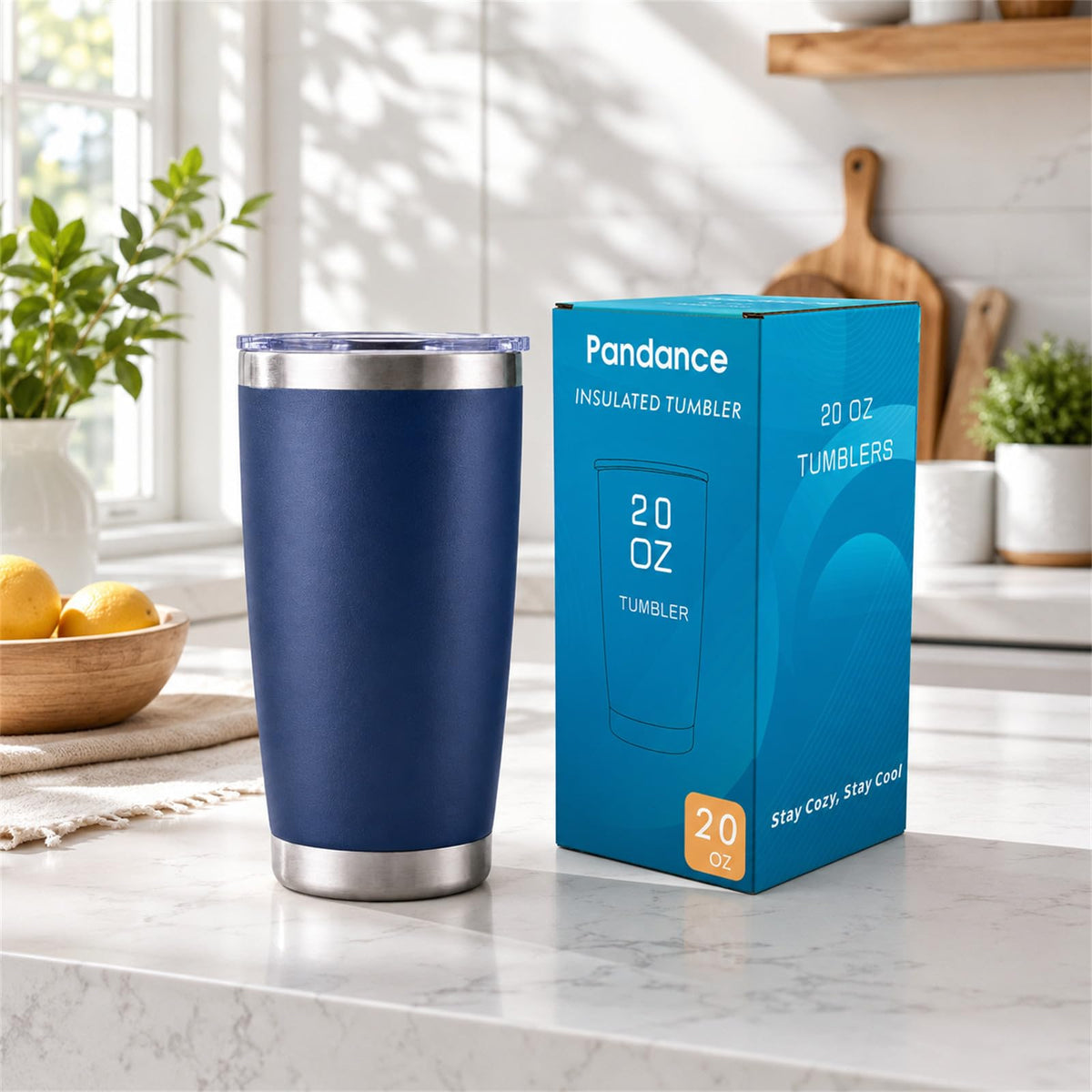 20oz Stainless Steel Insulated Tumblers 12 Pack U156
