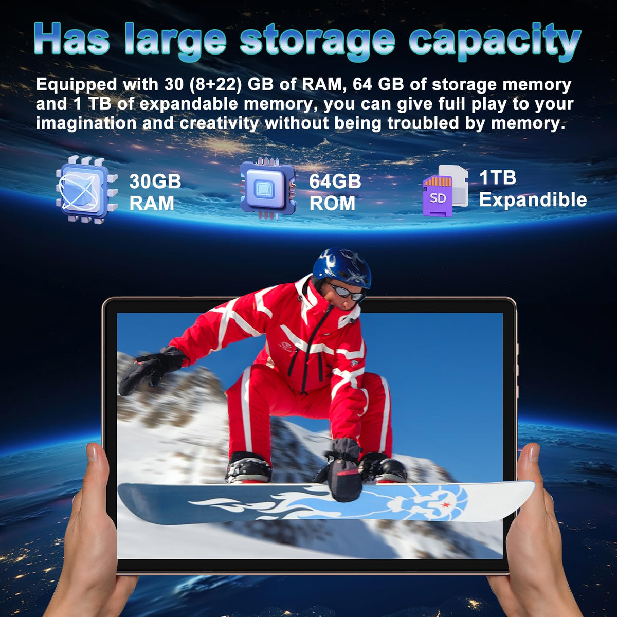 10.1 Inch Android Tablet with Keyboard & Mouse D65651