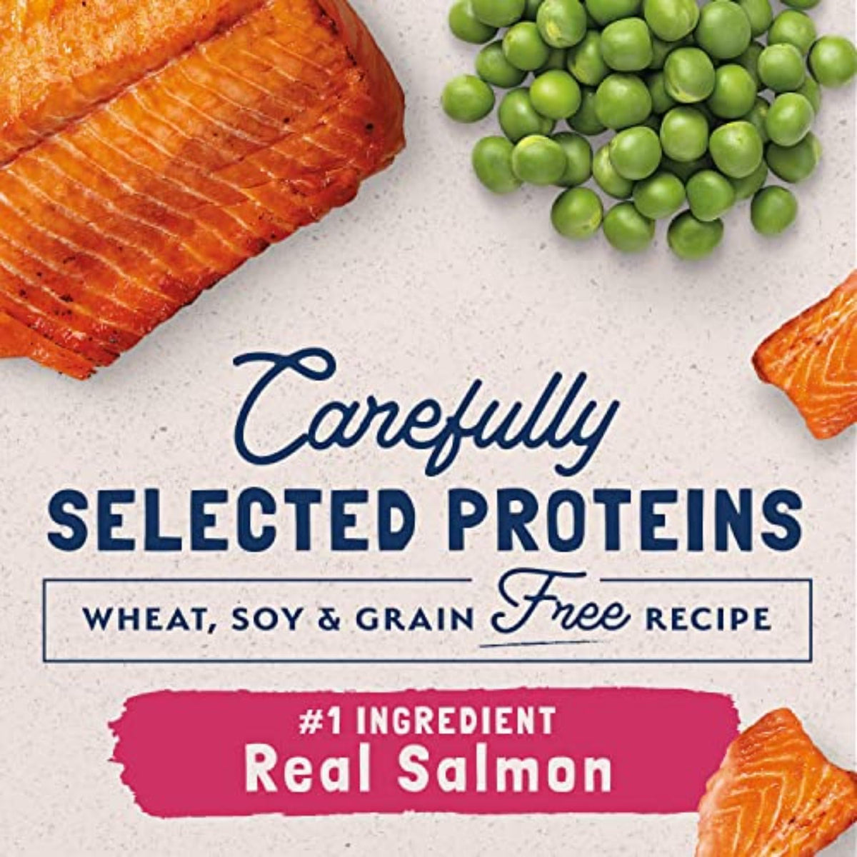 Salmon & Green Pea Cat Food 10 lb V63008
