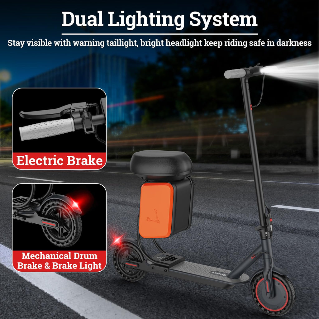 Electric Scooter with Dual Braking System H663