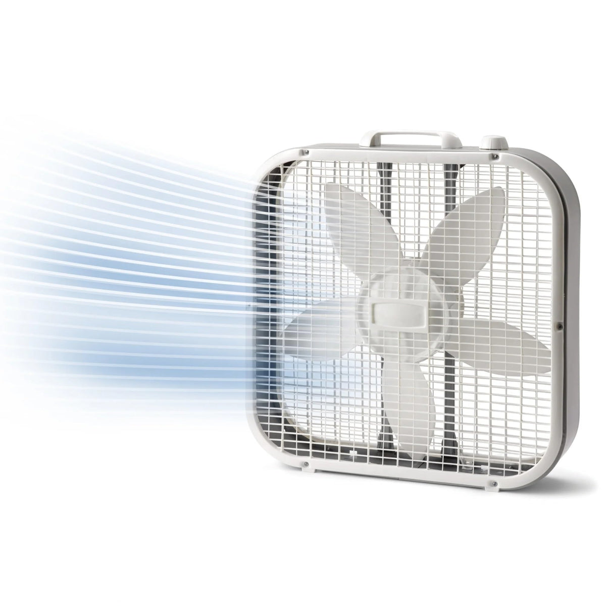 20" Classic Box Fan with 3 Speeds, White Y948