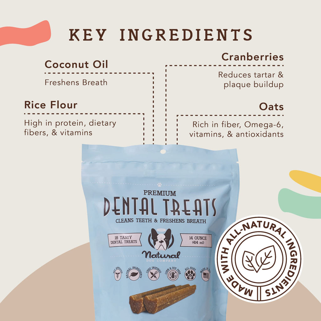 Dental Chews for Dogs 18 Count W508882