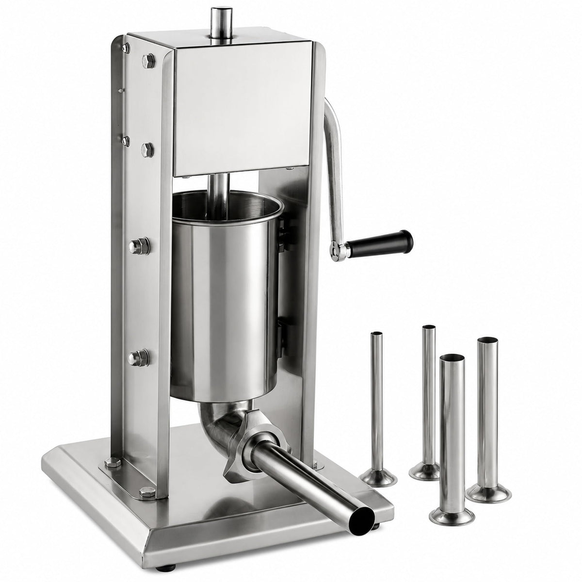 7 LB Vertical 2-Speed Stainless Steel Sausage Stuffer F724