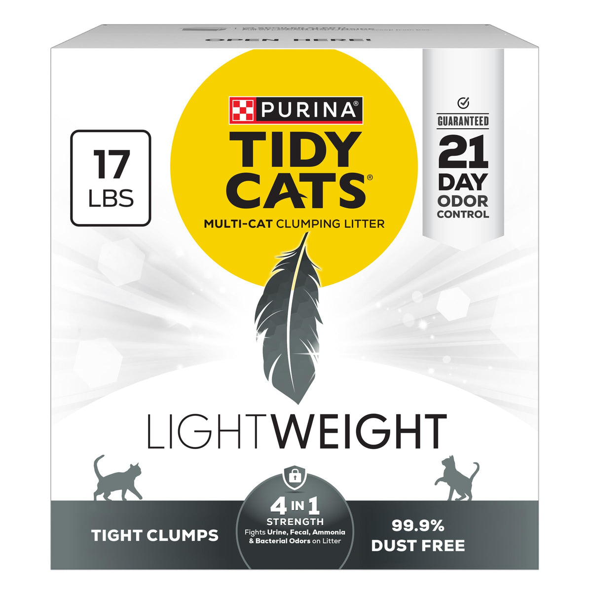 4-in-1 Strength Cat Litter, 17 lb C43564