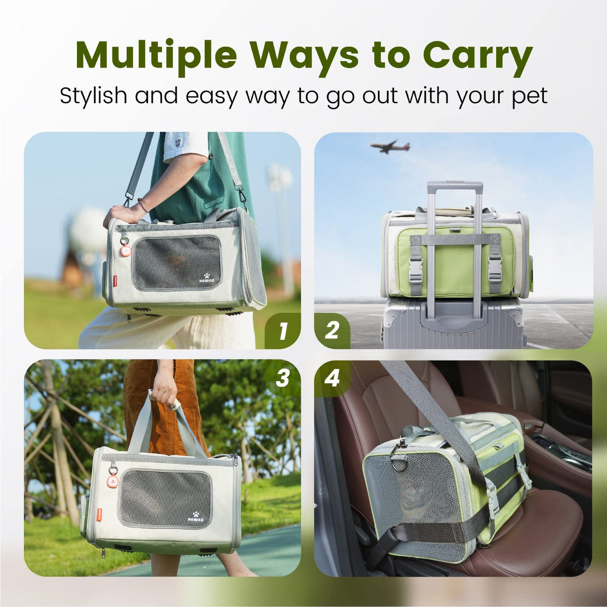 Airline Approved Expandable Cat Carrier O169361